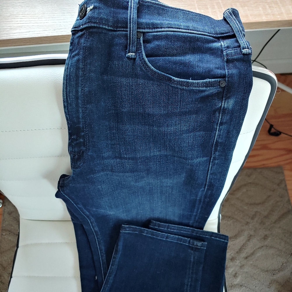 Mother jeans 'mid rise dazzler ankle' style